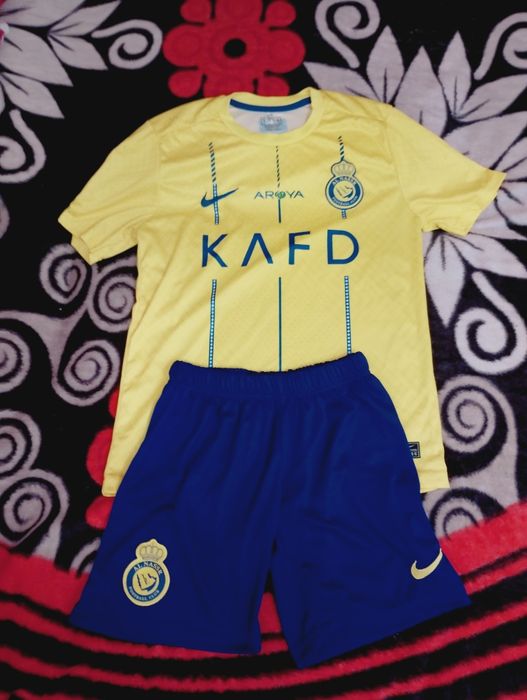 Echipament Fotbal Cristiano Ronaldo Al Nasrr Nr 7