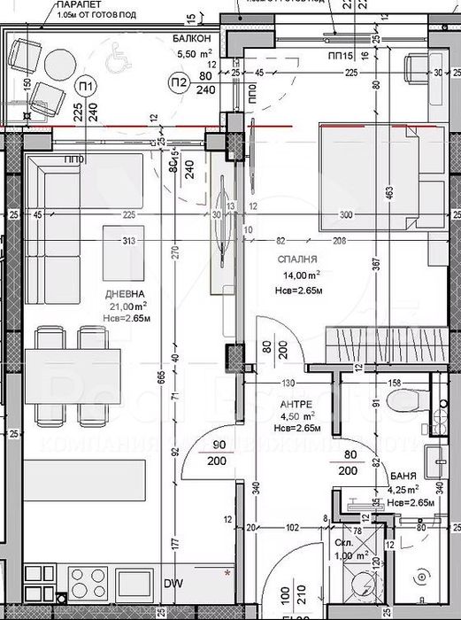 Продава се Двустаен апартамент в Пловдив, Остромила - 66 кв.м за 1302 €/кв.м - Снимка #8
