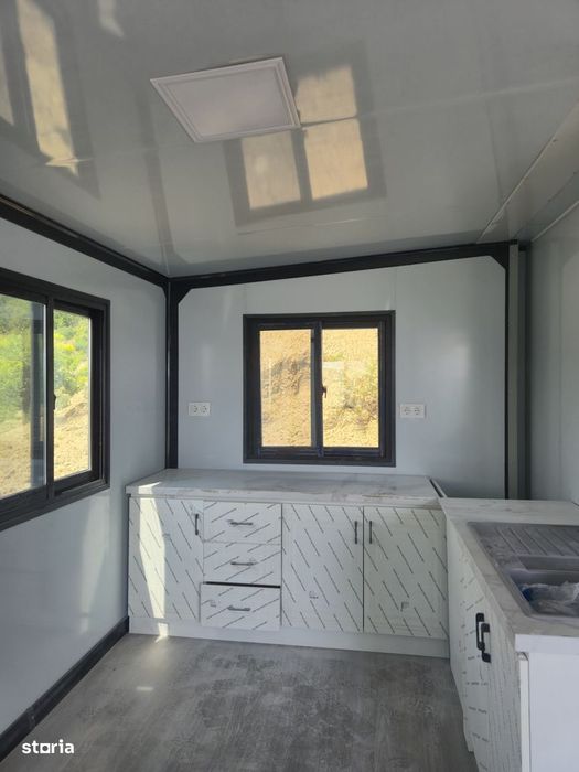 Casă modulară nouă în Tomești Dealul Crucii, 36 mp utili, teren 450 mp