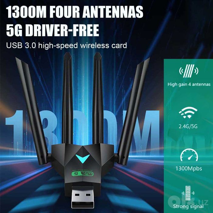 USB WIFI Адаптеры 2.4/5Ghz +Bluetooth.