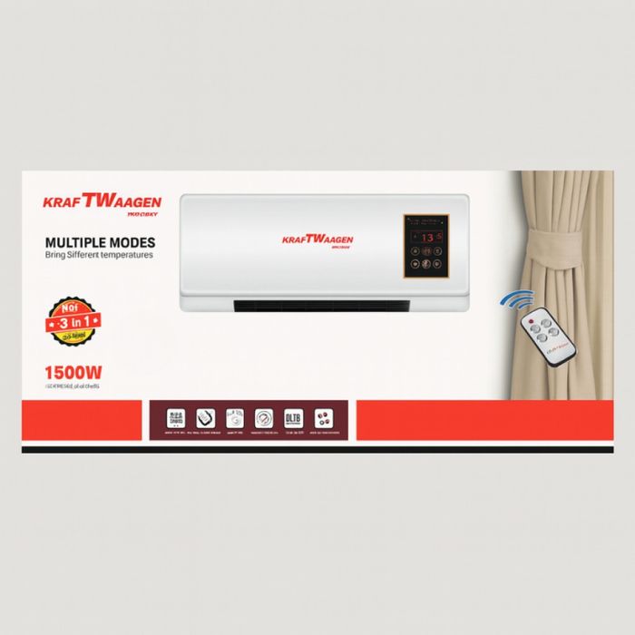 Стенна печка  3 в 1 – отопление и охлаждане за всяка стая