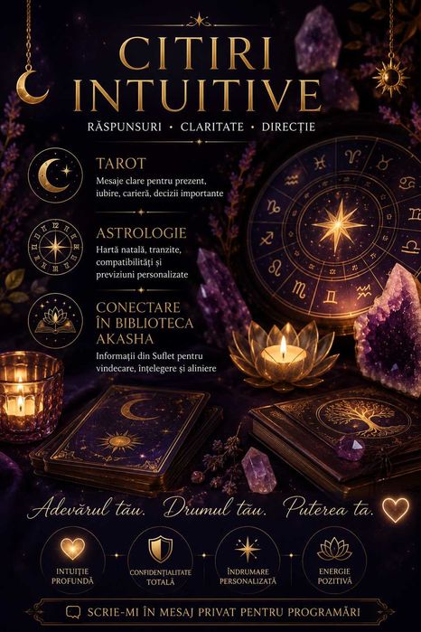 Citiri Tarot, Astrologie, Conectare in Biblioteca Akasha