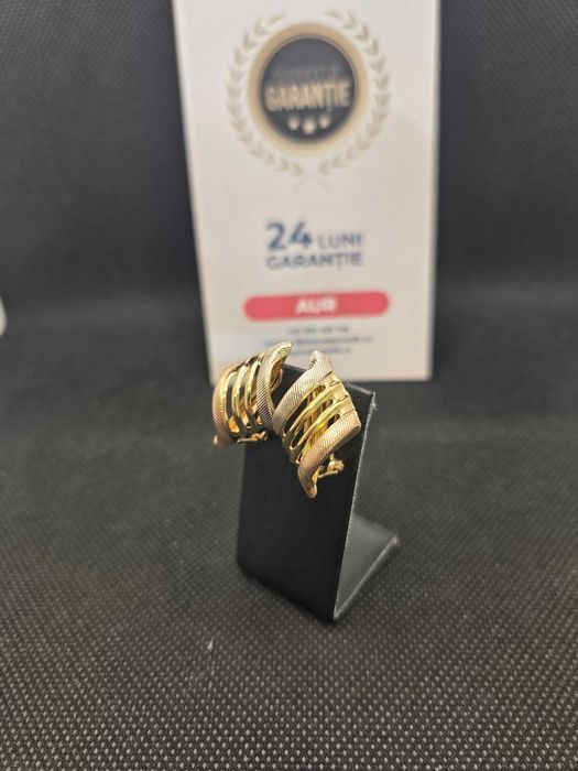 Cercei aur 18K 6.0g (49886.3 Ag11 Piata Nicolina) Garantie 2 ani!