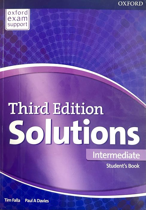 Комплект Oxford Solutions Intermediate (B1) Student’s Book + Workbook
