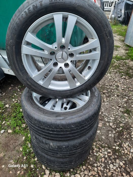 Ляти джанти с гуми. Мерцедес 5×112,16цола