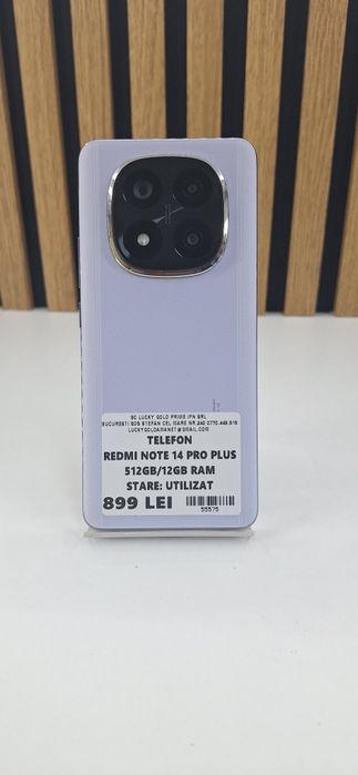 Redmi Note 14 Pro Plus 512Gb 12Gb Garantie/Factura #55575