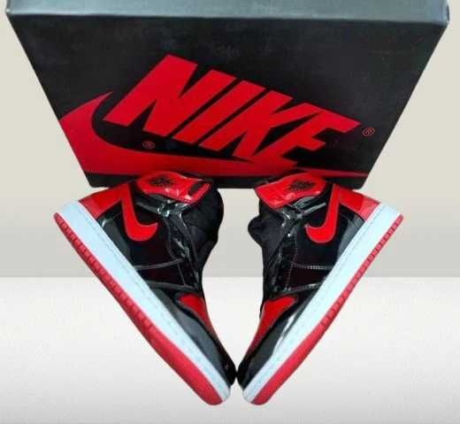 Adidasi Nike Air Jordan Bred Patent / Alte modele - orice marime