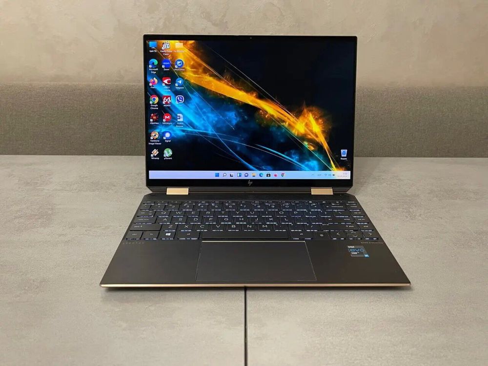 Мощный сенсорный ультрабук hp spectre x360/i5-1135G7/SSD 512gb/13,5 ...