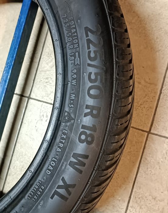 225/50/18R пара  б/у из Германии