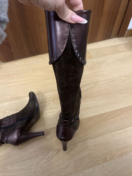 Cizme piele caprioara marime 37