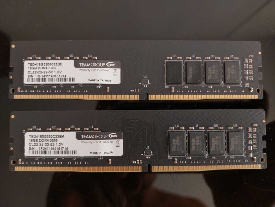 DDR4 32GB (2x16GB) 3200 TeamGroup Elite ГАРАНЦИЯ