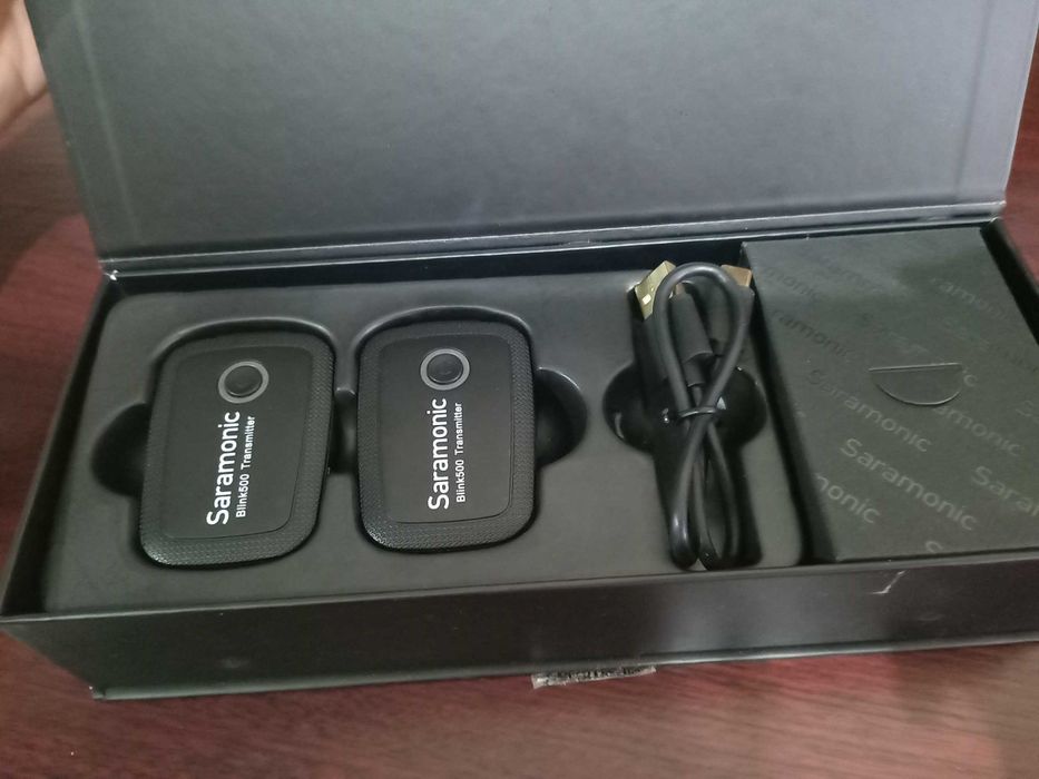 Saramonic blink500 transmitter mikrafo'n.