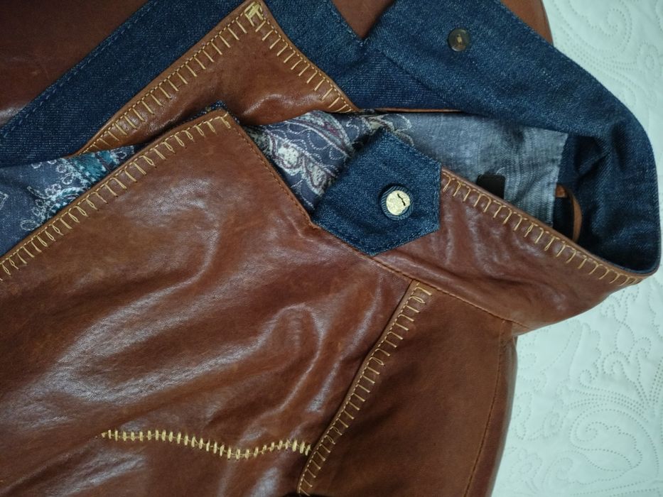 Продам Кожаный  плащ