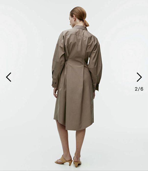 Новое платье рубашка Arket