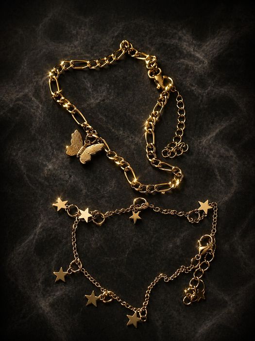 Нежни Златисти гривни