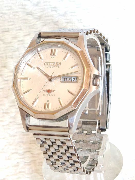 Рядък Модел Японски Автоматичен Часовник Citizen Automatic 21 j