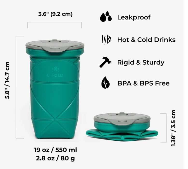 Сгъваема чаша DiFold Origami Cup
