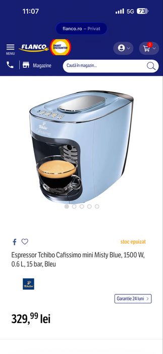 Espresor cafea capsule tchibo caffisimo mini