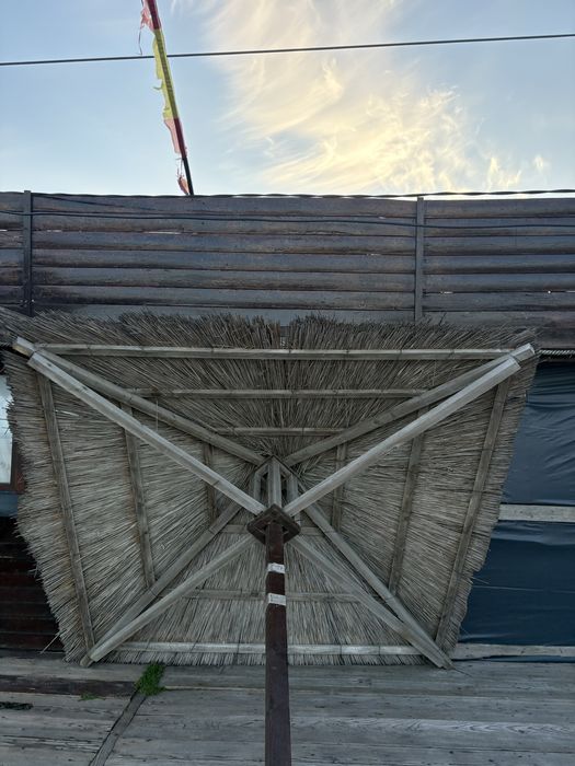 Umbrele plaja stuf  , Sezlonguri cu saltele