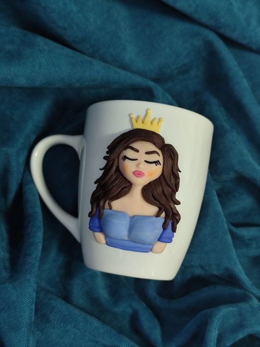 Чаши с декорация от полимерна глина