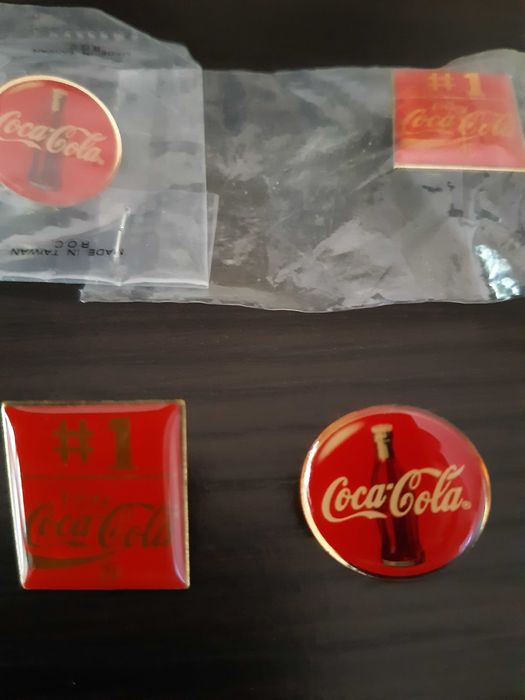 Кока Кола Значки КОМПЛЕКТ /Чаша порцелан Coca-Cola