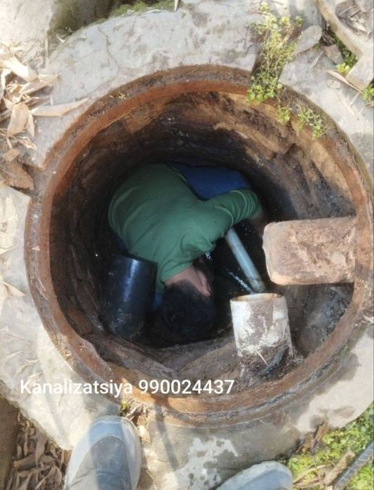 Kanalizatsiya tozalash 24/7 Toshkent boʻylab канализация тозалаш