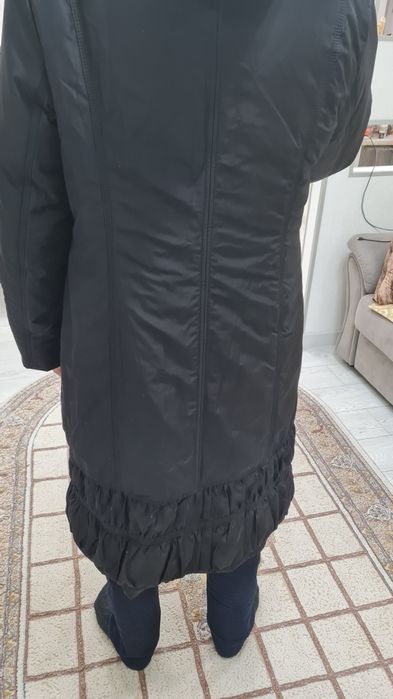 Пальто на заячьем подкладе с шиншилой