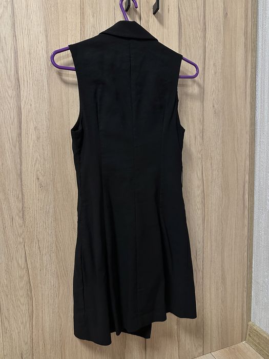 Черна рокля тип сако