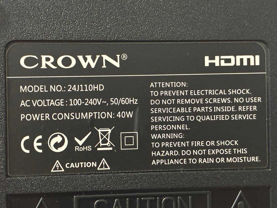 Телевизор Crown 24 incha