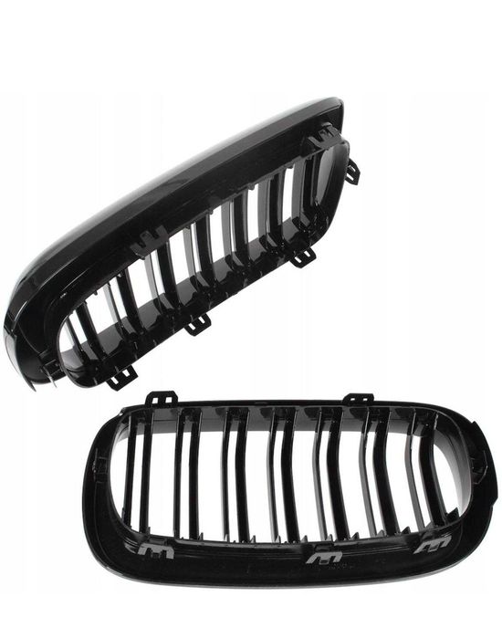 Grile duble BMW X5 X6 F15 F16 2013-2018 - Negru Lucios Radus