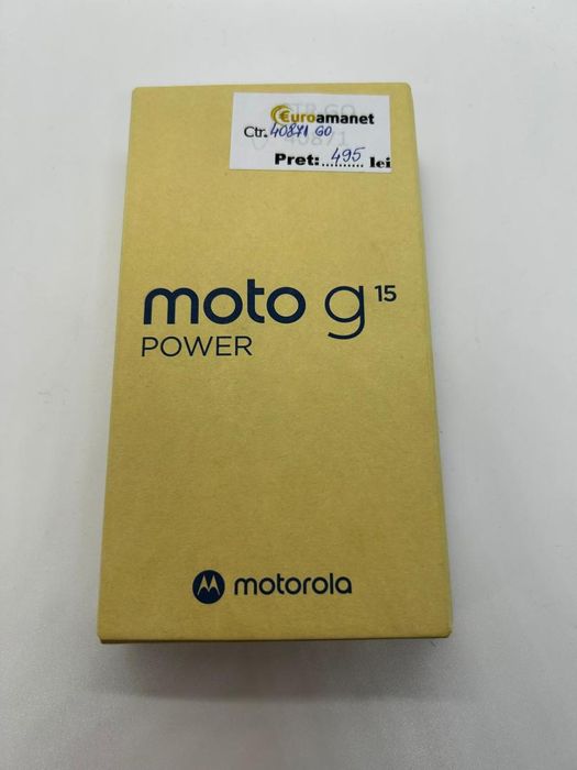 Motorola moto g15, Dual SIM, 128GB, 8GB RAM, 5200 mAh, Gravity -D-