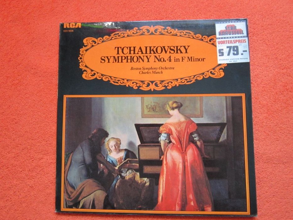 vinil Karajan,Charles Munch -Ceaikovski -Capriccio Italien,Symphony 4