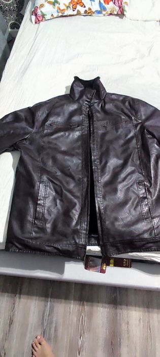 Мужская куртка кожзам