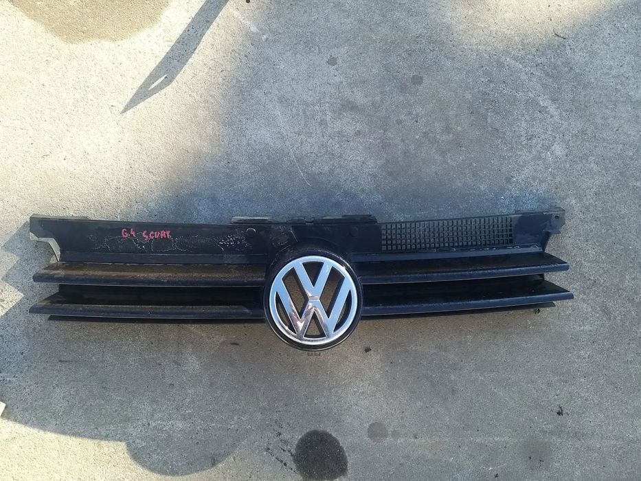 Grila bara fata cu emblema vw golf 4 1j scurt 1j0853655g 1j0853651h