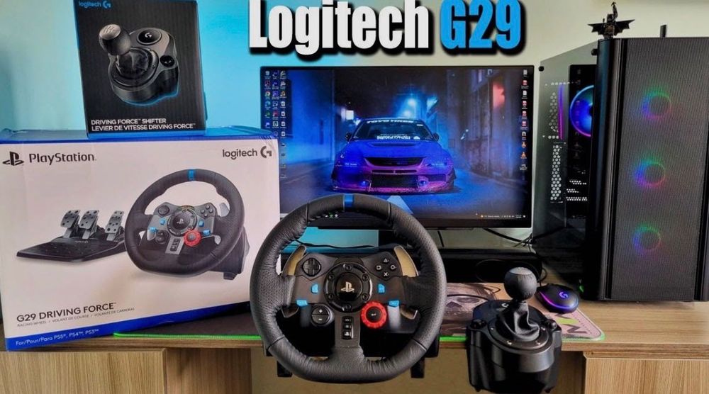 ЧИСТО НОВ волан със шифтър,Logitech g29