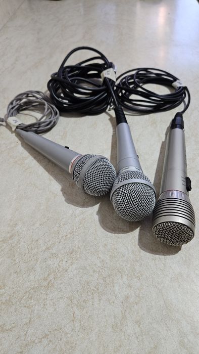 Микрофоны от караоке 3 шт.