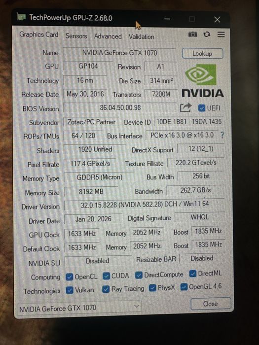 ВИДЕОКАРТА GTX 1070 AMP! Extreme Edition