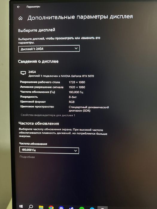 Монитор AOC 24G4XE