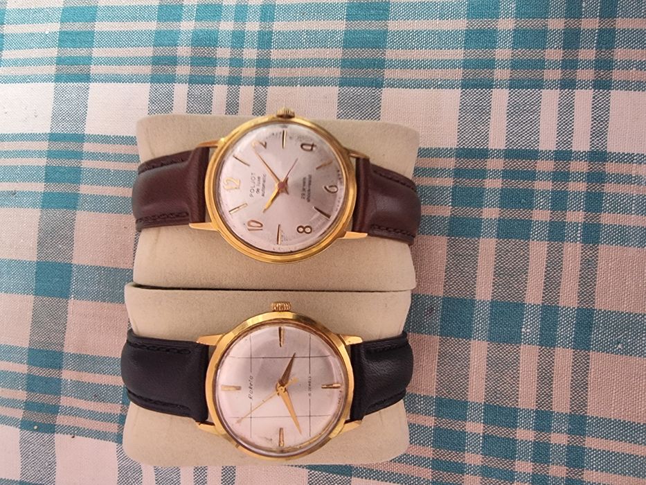 Позолоченные часы Полёт и Ракета