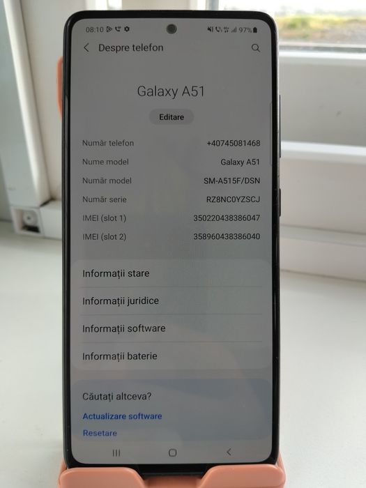 Vând telefon Samsung A51 ieftin