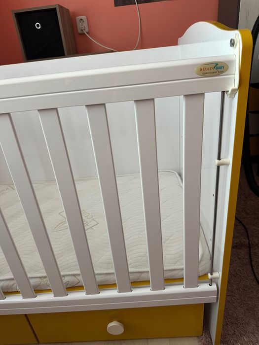 Детско бебешко легло с матрак алое Вера