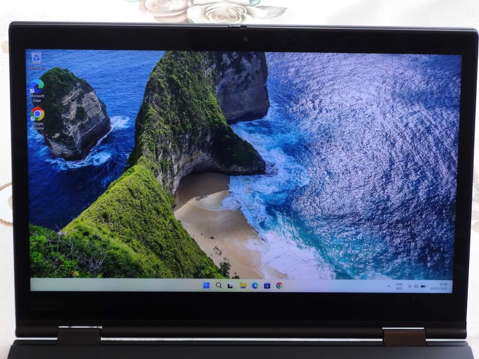 Таблет и Лаптоп 2в1 Lenovo ThinkPad X1 Yoga Gen 3 i7-8650U/RAM 16GB DDR4/NVMe SSD 256GB / 4G LTE-A модул Fibocom L850-GL Nano-SIM