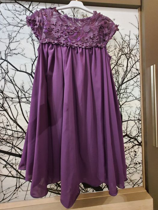 Rochie eleganta, lejera din voal