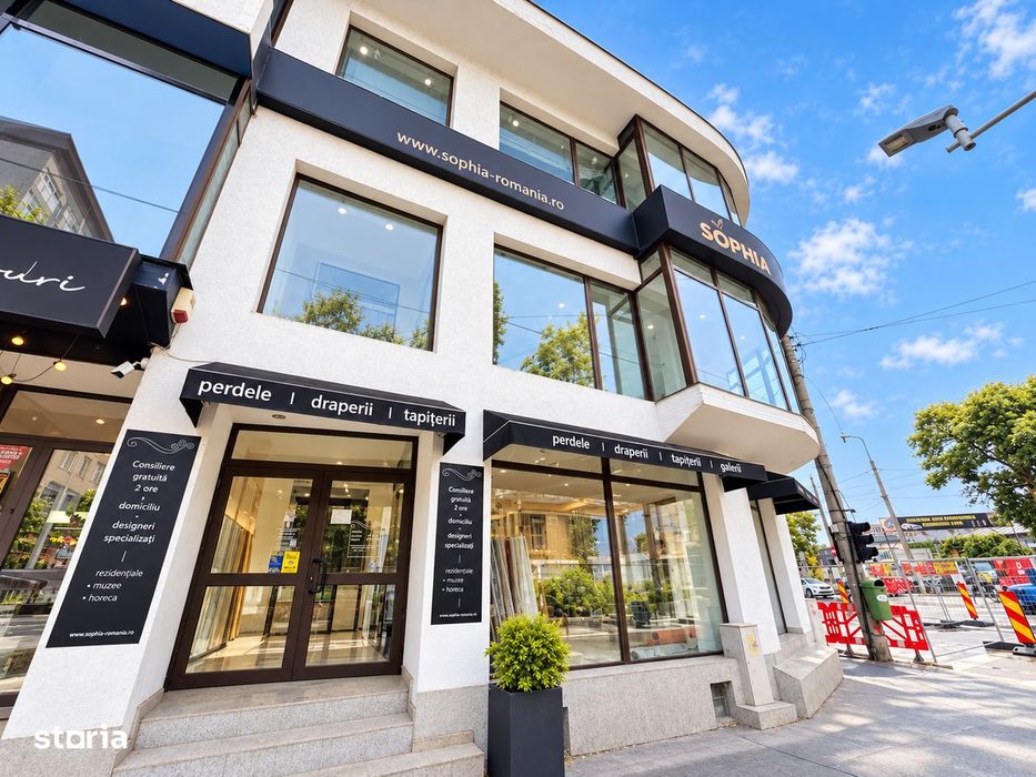 Spațiu comercial 120 mp | Parter + Demisol | Vitrine | Dinicu Golescu