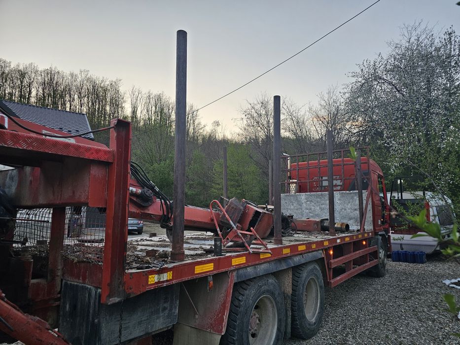 Camion forestier fara macara