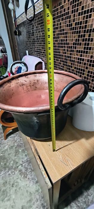 Cană cupru  pur vechi