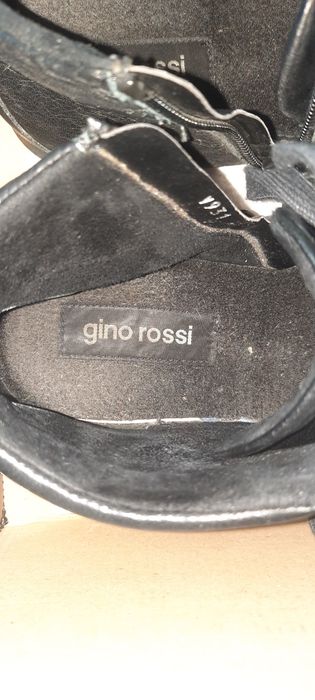 Pantofi de piele cu șiret și fermoar 43 Gino rossi