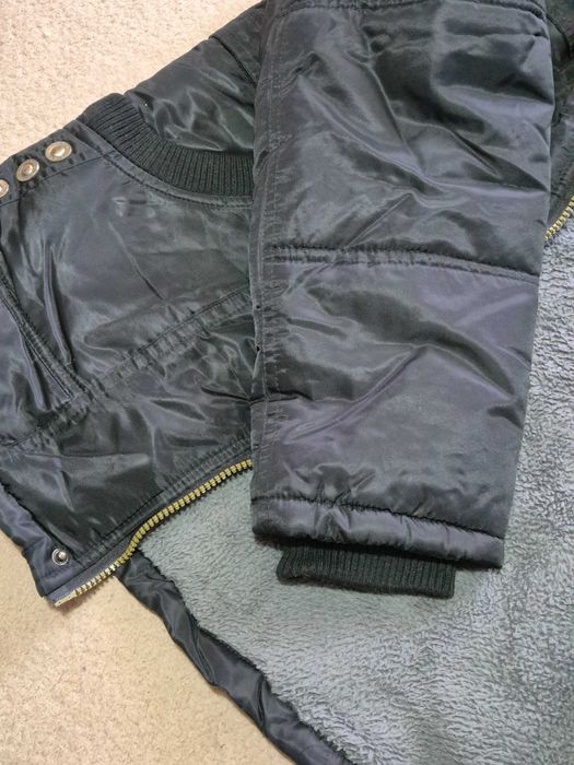 Geacă de iarnă neagră, matlasată, dama, brand GeDa Aier, impecabila