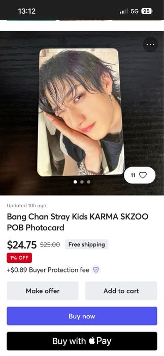 Bang Chan - Stray kids - official photocards