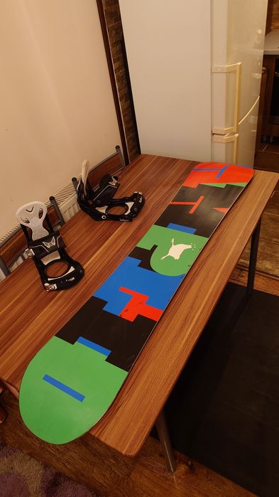 Placa Snowboard Amplid Aggronym 154cm cu Legaturi Burton Freestyle M/L